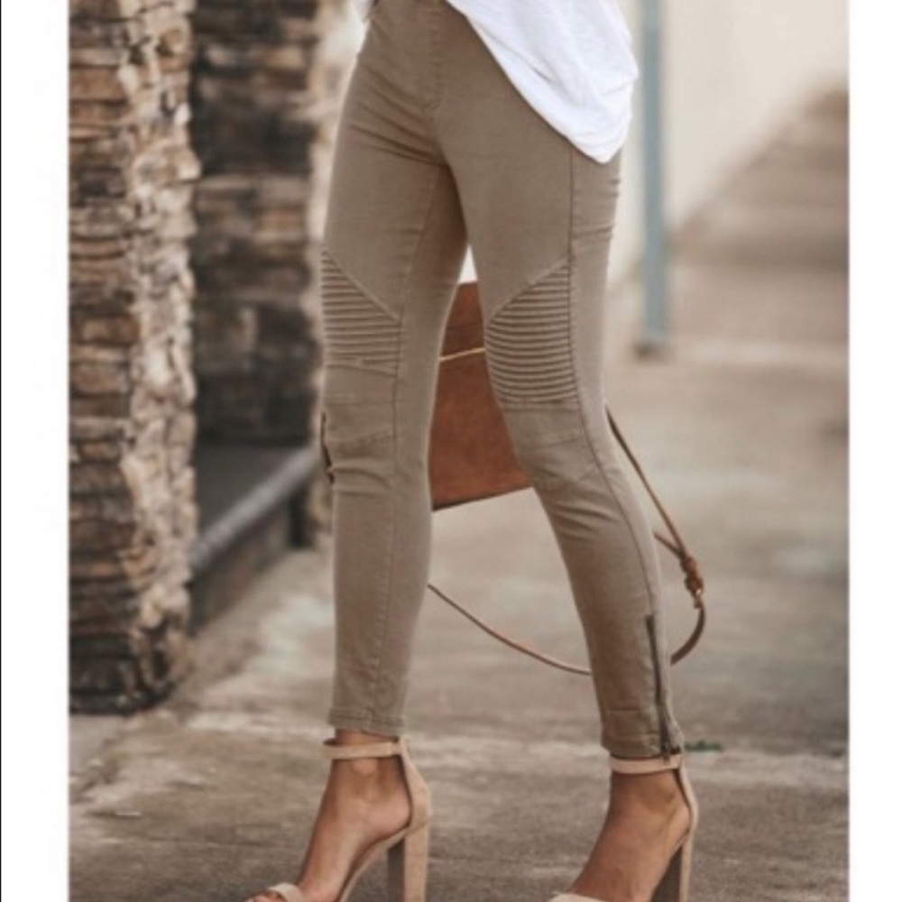 MOTO LEGGING-MOCHA